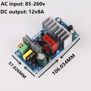 Módulo AC 100V-240V AC-DC Placa de fonte de alimentação comutada 12V 8A