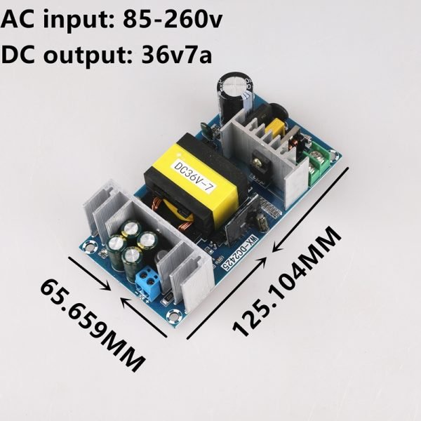 Módulo AC 85V-260V AC-DC Placa de fonte de alimentação comutada 36V 7A