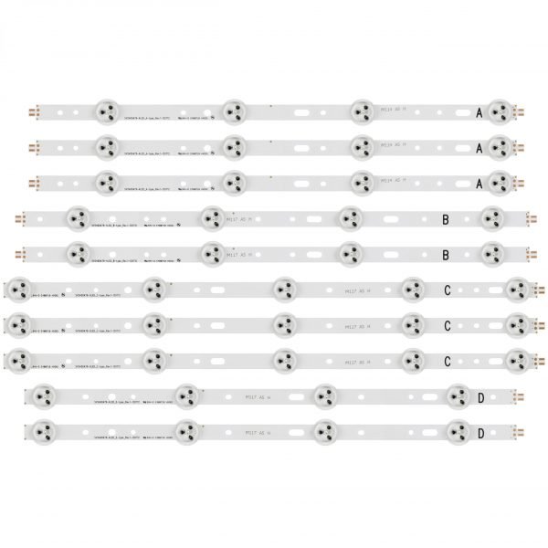 BARRAS DE LED para 40" SVS400A73 40D1333B 40L1333B 40PFL3208T LTA400HM23 SVS400A79 40PFL3108T/60 40VLE5322B 40VLE5324