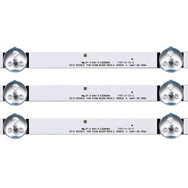 BARRAS DE LED para SAMSUNG UE40J5200AW UE40J5200 V5DN-395SM0-R2 V5DN-395SM0-R3 BN96-37622A - Image 3