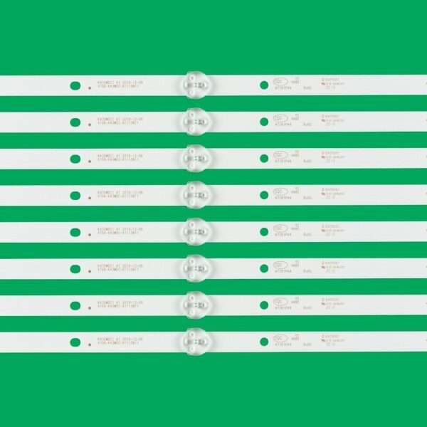 BARRAS DE LED para 4708-K43WDC-A3113N11 3 LE43E6850 K430WDC1 L43E6800 43HFF5952/T3 43PFS4012/12 43L1600C 43PFF3012/T3 - Image 2