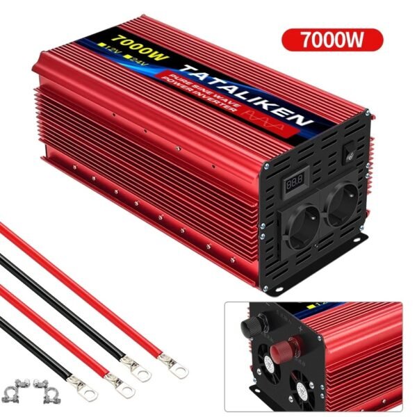 Inversor 12V para 220V - 7000W - DC/AC