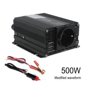 Inversor de tensão Conversor 12V para 230V 500W c/USB