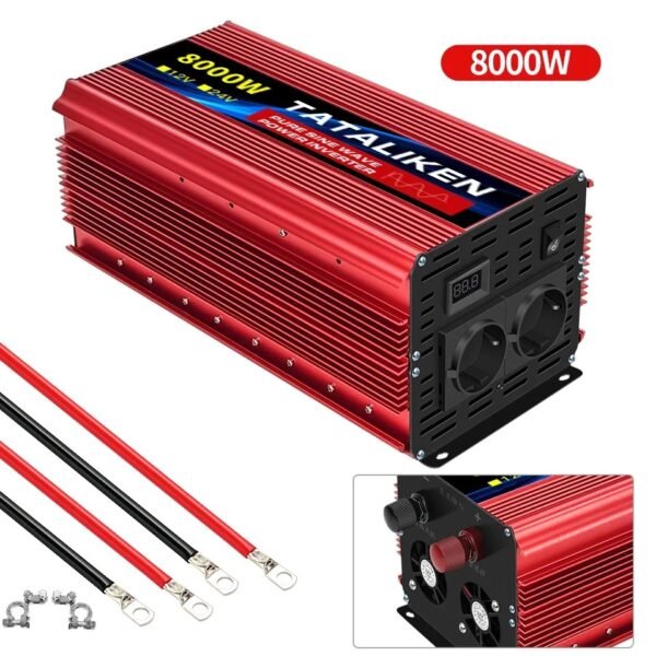 Inversor 12V para 220V – 8000W – DC/AC