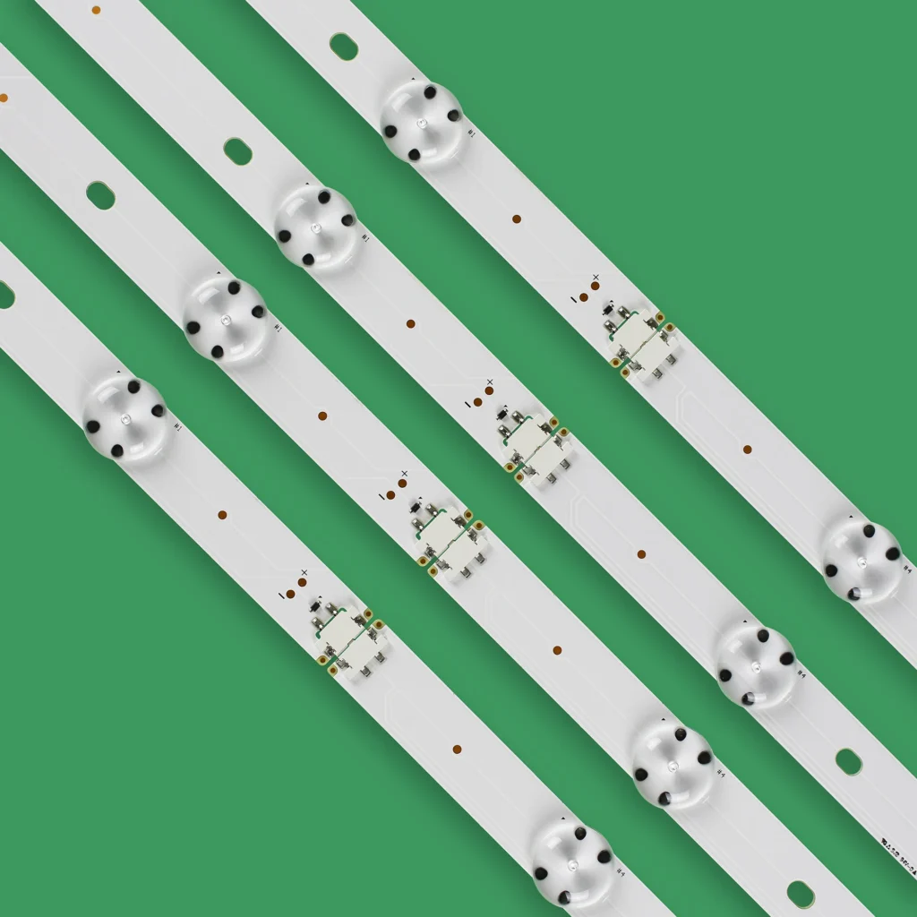 Striscia LED Retroilluminazione Per LG TV 49 Pollici – 8 LED Per Striscia, 3V, Set 8 Pezzi Per 49UH603V, 49UH620V, 49LF5010