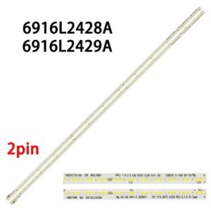 BARRAS DE LED para 55LJ615V, 55LW340C, 55UH7700, 55 V16, ART3, 6916L2428A, 6916L-2429A, 2428A, LC550EUE(FJ)(M1), 55lh6000 55LH604V-ZB
