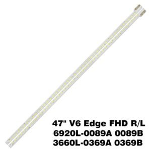 BARRAS DE LED para 47LW575S, 47LW4500, 3660L-0369A, 47LW5300, 47PFL7606H, 47LW650T, 47LW450U, 47LV5500, LC470EUN, SD, F1, F2, F3