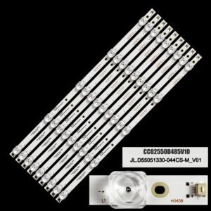 BARRAS DE LED para U55F8000Q/G U55E9000Q U55E9100Q K55S U55W LED55UA8100 Baird QT55I90ID CC02550D485V10 55E20 5X9 5S1P