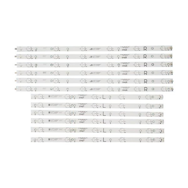 BARRAS DE LED para 49PUF6701/T3 49PFS5301/12 49PUH4900/88 EVTLBM490E0501-AJ-3 (L) 49PUK4900/12 TPT490U2-EQYSHM.G