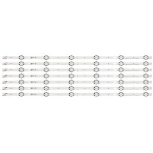 BARRAS DE LED para Toshiba, 55L3763DG, SVV550AJ9, Hitachi 55HB16T72UA, 55HB6T62U, 55HB6T72U, 55HB6W62, WALKER WP5500DLED, VES550UNDL-2D-N11