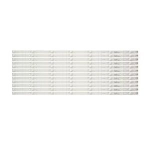BARRAS DE LED para  Qilive 600094072 /Q65UA211B JL.D 65071330 -006DS-M 65E1 ES65E1A EC65E1A SMT65E1MUC2M1B1 PTV65SS04X CX650DLEDM LE-65E1